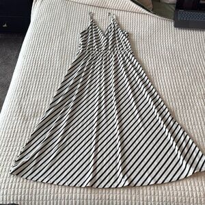 H&M striped sleeveless dress size small